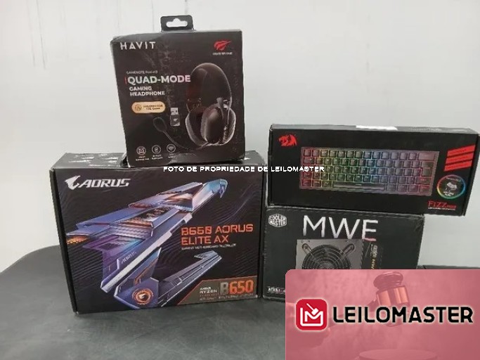 PLACA MÃE e HEADSET GAMER SEM FIO